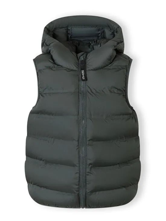 minoti Kamizelka 29GILET252 Zielony Regular Fit