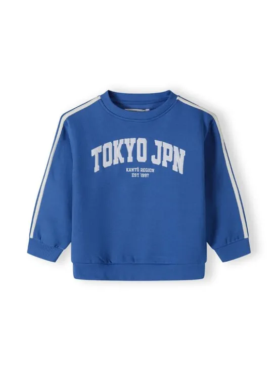 minoti Komplet dresowy 27fleece81 Niebieski Regular Fit