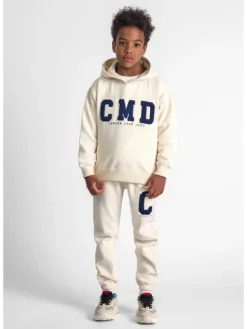minoti Komplet dresowy 27fleece3 Écru Regular Fit