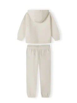 minoti Komplet dresowy 27fleece3 Écru Regular Fit