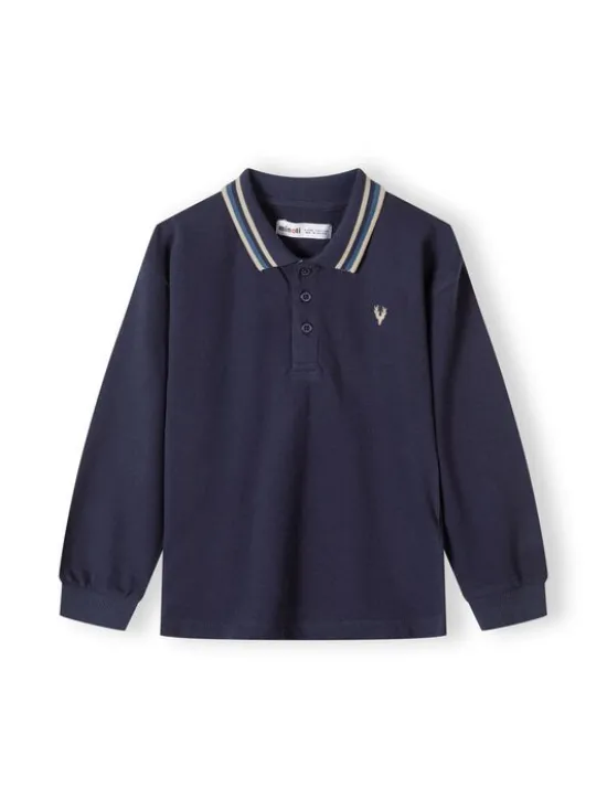 minoti Komplet koszulek polo 27polo52 Granatowy Regular Fit