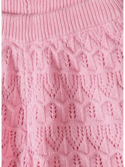 minoti Komplet top i spodenki 30SET101 Różowy Regular Fit