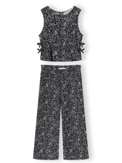 minoti Komplet top i spodnie 30SET154 Czarny Regular Fit