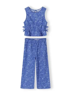 minoti Komplet top i spodnie 30SET155 Niebieski Regular Fit