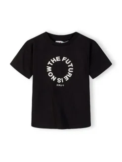 minoti Komplet t-shirt i spodenki 29FLEECE271 Czarny Regular Fit