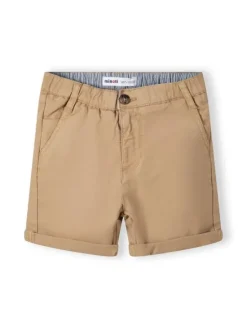 minoti Koszula 23SET100 Beżowy Regular Fit