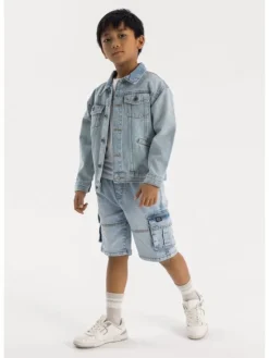 minoti Kurtka jeansowa 23jacket40 Niebieski Regular Fit