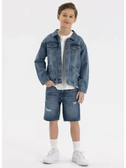 minoti Kurtka jeansowa 23jacket41 Niebieski Regular Fit