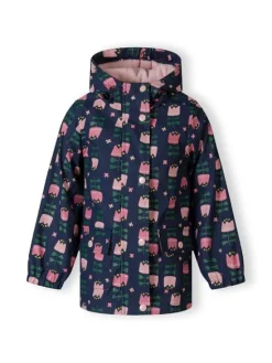 minoti Kurtka przeciwdeszczowa C5507 Granatowy Regular Fit