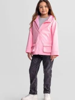 minoti Kurtka przeciwdeszczowa 30COAT106 Różowy Regular Fit