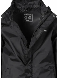minoti Kurtka przeciwdeszczowa 27KMJACKET1 Czarny Regular Fit