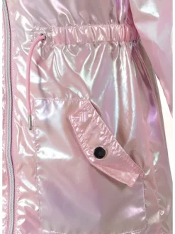 minoti Kurtka przeciwdeszczowa 18COAT21 Różowy Regular Fit