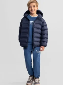 minoti Kurtka przejściowa 29COAT256 Granatowy Regular Fit
