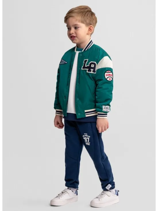 minoti Kurtka przejściowa 29COAT201 Zielony Regular Fit