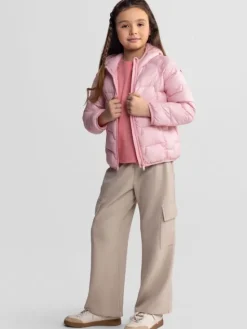 minoti Kurtka przejściowa 30COAT157 Różowy Regular Fit