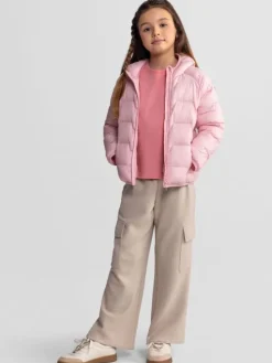 minoti Kurtka przejściowa 30COAT157 Różowy Regular Fit