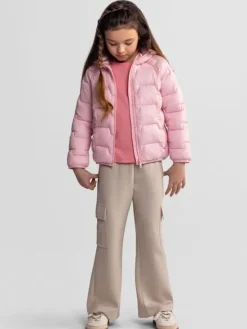 minoti Kurtka przejściowa 30COAT157 Różowy Regular Fit