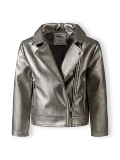 minoti Kurtka przejściowa 26coat60 Srebrny Regular Fit