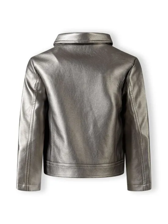 minoti Kurtka przejściowa 26coat60 Srebrny Regular Fit