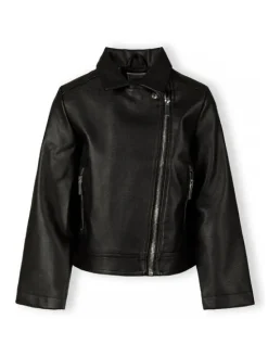 minoti Kurtka przejściowa 26coat59 Czarny Regular Fit
