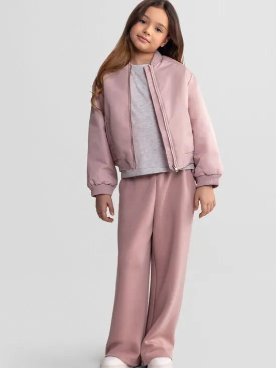minoti Kurtka przejściowa 30COAT153 Różowy Regular Fit