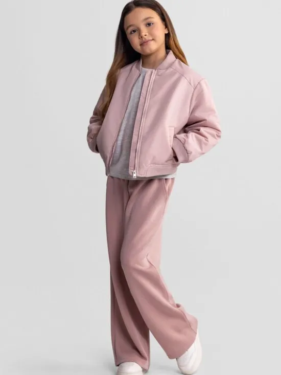 minoti Kurtka przejściowa 30COAT153 Różowy Regular Fit