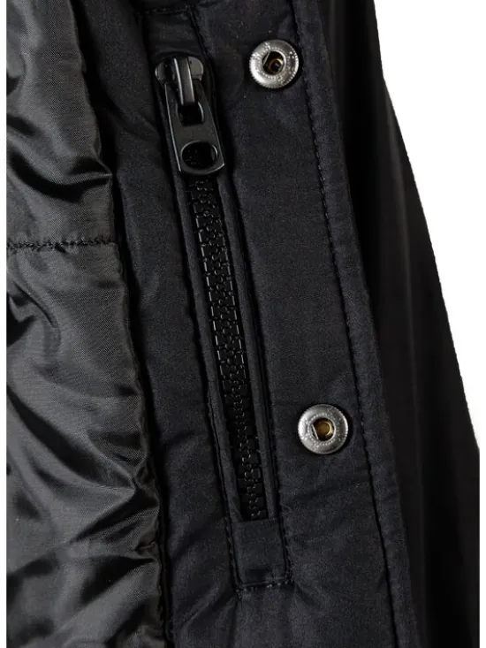 minoti Kurtka przejściowa 27coat130 Czarny Regular Fit