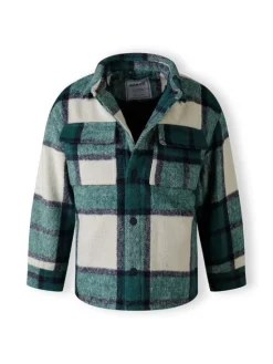 minoti Kurtka przejściowa 27shirt41 Zielony Regular Fit