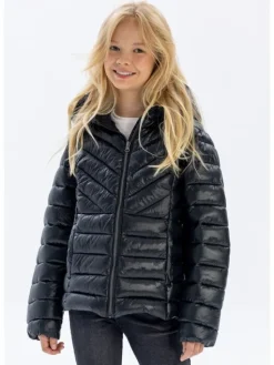 minoti Kurtka zimowa 20coat64 Czarny Regular Fit