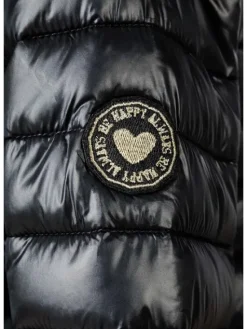 minoti Kurtka zimowa 20coat64 Czarny Regular Fit