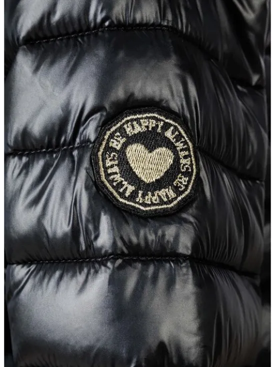 minoti Kurtka zimowa 20coat64 Czarny Regular Fit