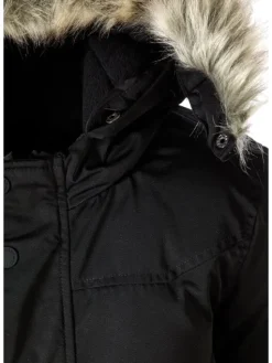 minoti Kurtka zimowa 19COAT70 Czarny Regular Fit