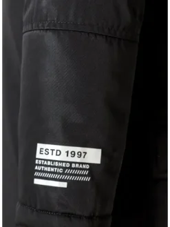 minoti Kurtka zimowa 19COAT70 Czarny Regular Fit