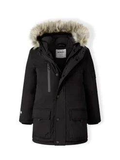 minoti Kurtka zimowa 19COAT70 Czarny Regular Fit