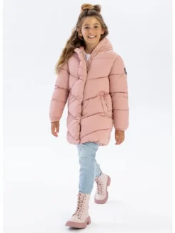 minoti Kurtka zimowa 20COAT40 Różowy Regular Fit