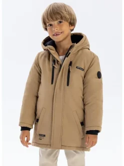 minoti Kurtka zimowa 19coat16 Szary Regular Fit