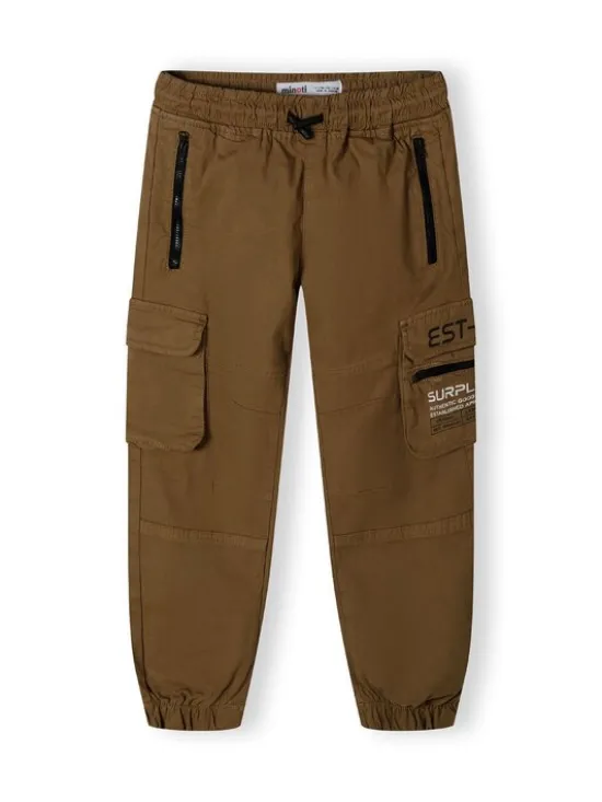 minoti Spodnie cargo 27PANT43 Beżowy Regular Fit