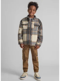 minoti Spodnie cargo 27PANT43 Beżowy Regular Fit