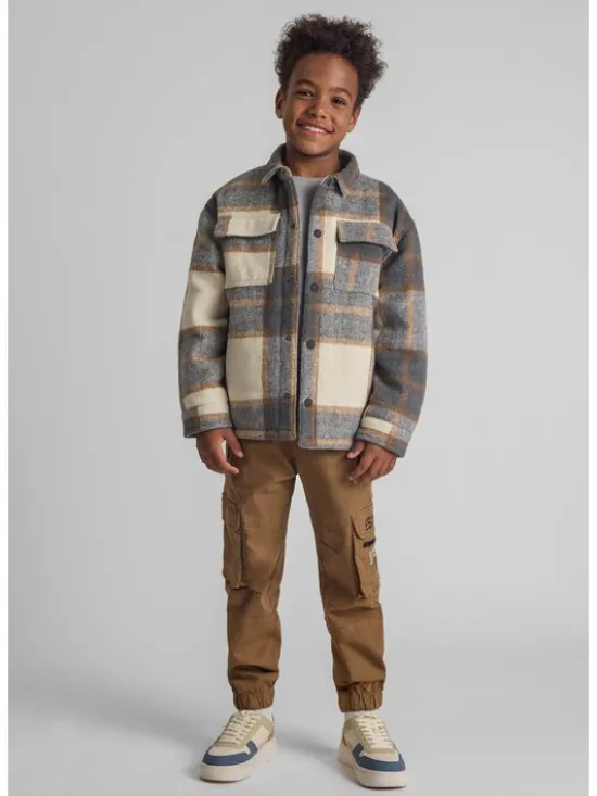 minoti Spodnie cargo 27PANT43 Beżowy Regular Fit