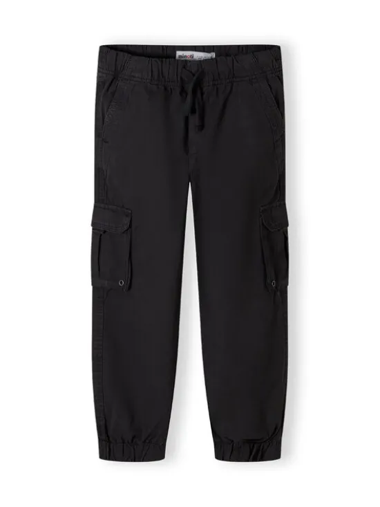 minoti Spodnie cargo 26PANT44 Czarny Regular Fit