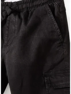 minoti Spodnie cargo 27PANT2 Czarny Regular Fit