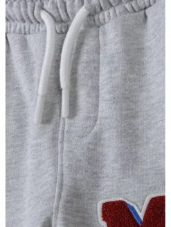 minoti Spodnie dresowe 17FLEECE 10 Szary Regular Fit