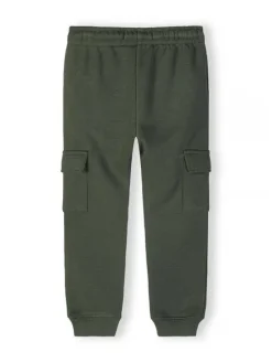 minoti Spodnie dresowe 29FLEECE282 Khaki Regular Fit