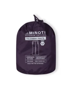 minoti Spodnie przeciwdeszczowe 27KMPANT3 Fioletowy Regular Fit