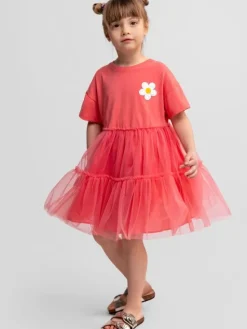 minoti Sukienka codzienna 30DRESS113 Pomarańczowy Regular Fit