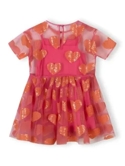 minoti Sukienka elegancka 30DRESS173 Różowy Regular Fit