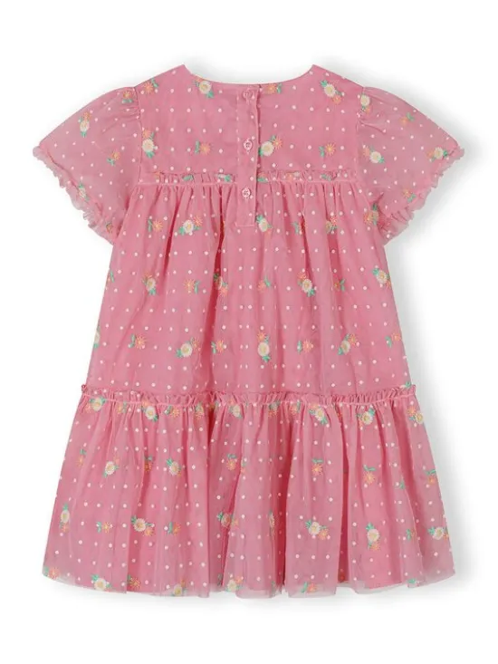 minoti Sukienka elegancka 30DRESS119 Różowy Regular Fit