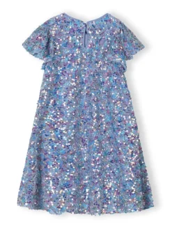 minoti Sukienka elegancka 30DRESS171 Niebieski Regular Fit