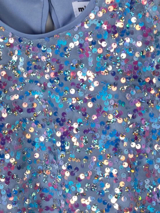 minoti Sukienka elegancka 30DRESS171 Niebieski Regular Fit