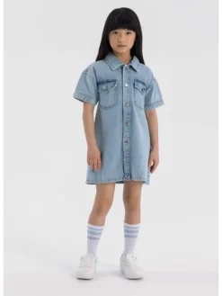 minoti Sukienka jeansowa 22dress41 Niebieski Regular Fit